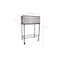 Hello Honey® 34" Metal Bucket & Planter on Stand with Casters